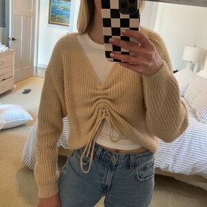 Le Lis Beige Knit Sweater